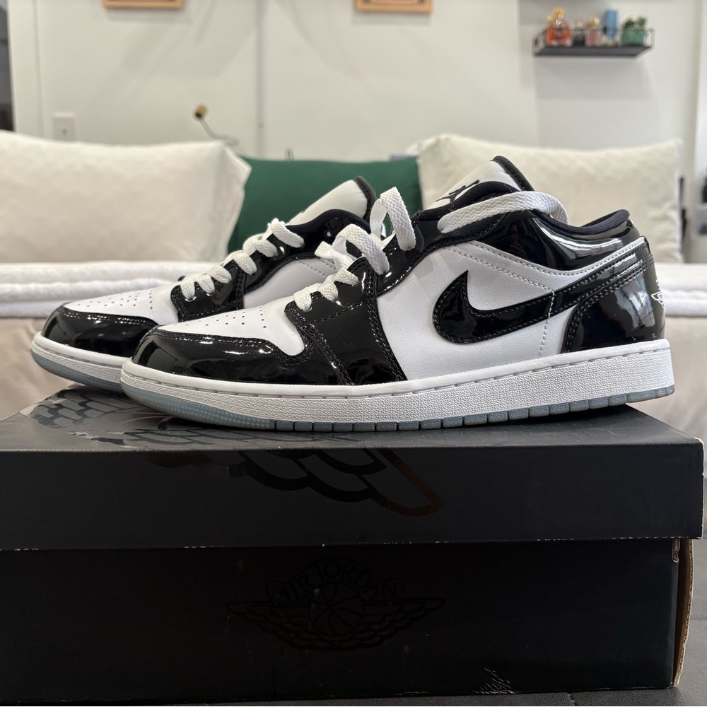 Concord low top Air Jordan 1s